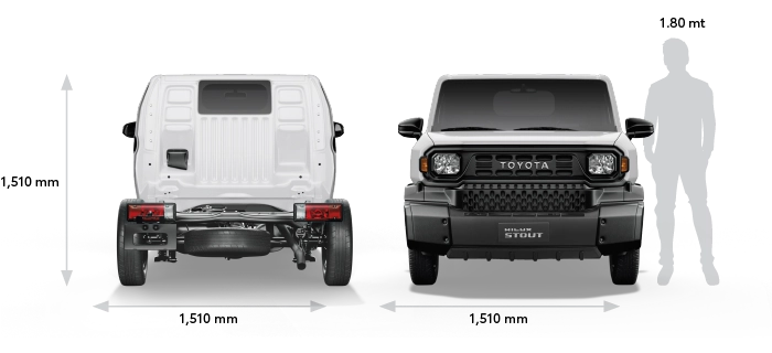 camioneta Toyota  hilux stout medidas